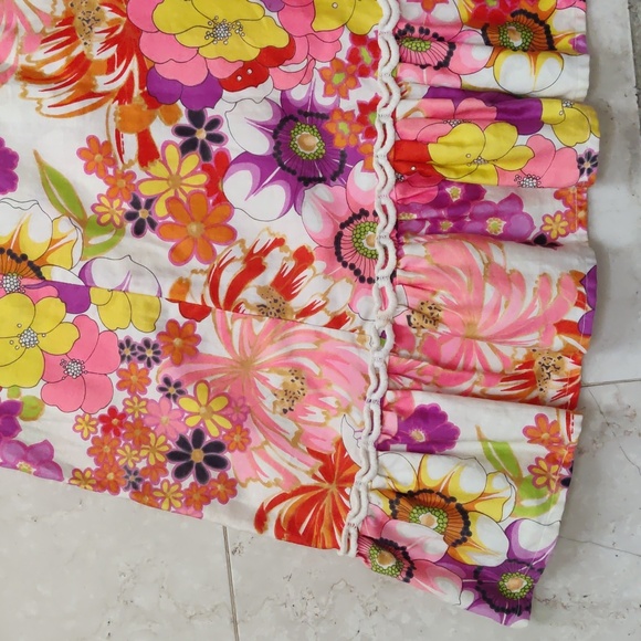 Vintage Liberty Circle Retro Psychedelic Shift Dress from the 1960s 🌺 - Picture 8 of 17